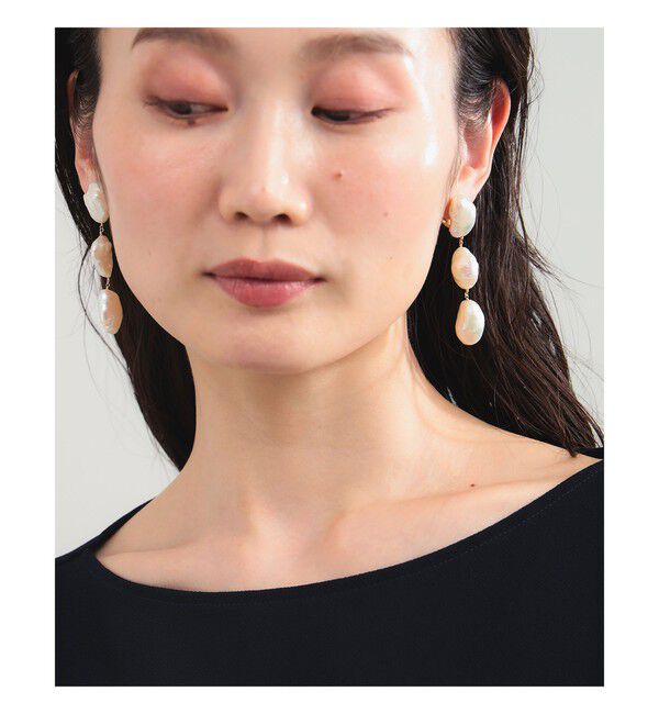 Demi-Luxe BEAMS 「jour couture / pouty.02 イヤリング」|その他|WHITE