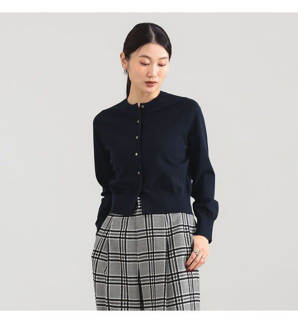 Demi-Luxe BEAMS 「16ゲージ クルーネックカーディガン」|ニット・セーター|