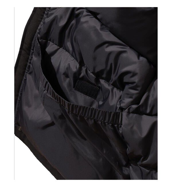 BEAMS「DANTON / Down Army Hood Jacket」|ブルゾン・スタジャン|