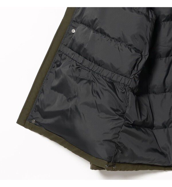 BEAMS「DANTON / Down Army Hood Jacket」|ブルゾン・スタジャン|