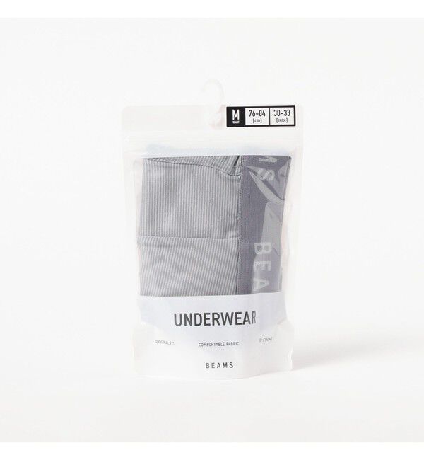 BEAMS「マイクロボーダー ボクサーパンツ」|インナー|