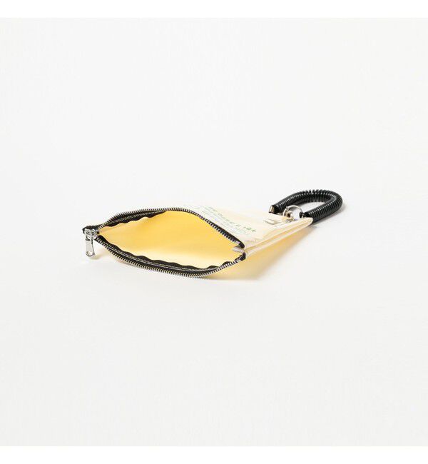 BEAMS「ポリウレタン ロゴ ポーチ S」|ポーチ|