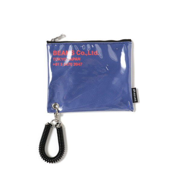 BEAMS「ポリウレタン ロゴ ポーチ S」|ポーチ|