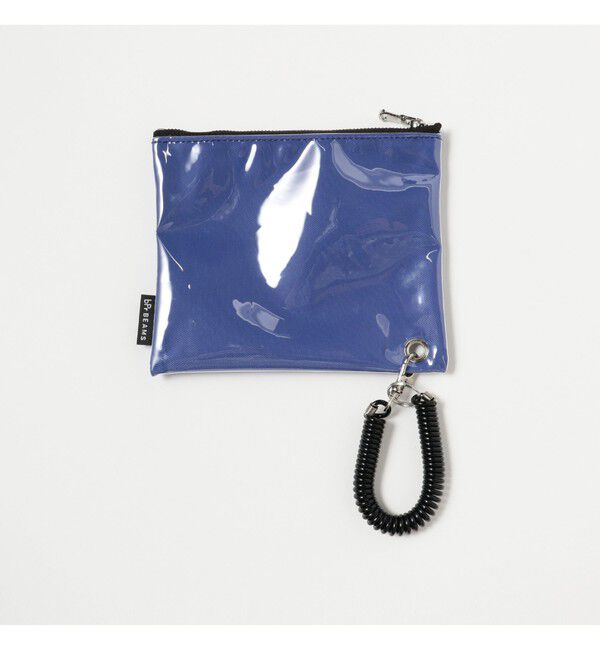 BEAMS「ポリウレタン ロゴ ポーチ S」|ポーチ|