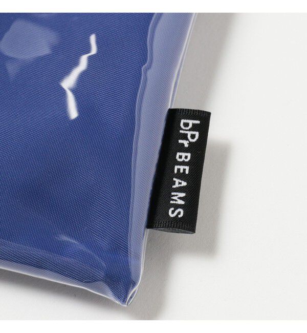 BEAMS「ポリウレタン ロゴ ポーチ S」|ポーチ|