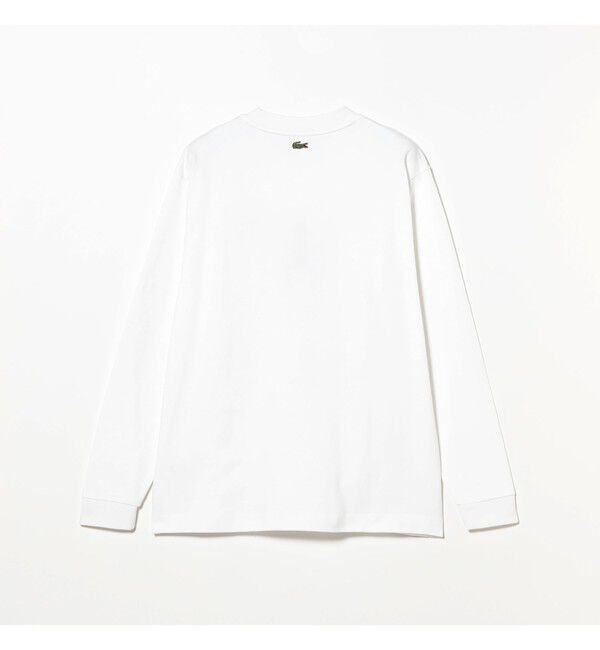 BEAMS「【別注】LACOSTE / バッジ ロングスリーブＴシャツ」|Tシャツ・カットソー|
