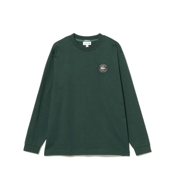 BEAMS「【別注】LACOSTE / バッジ ロングスリーブＴシャツ」|Tシャツ・カットソー|YZP_SINOPLE