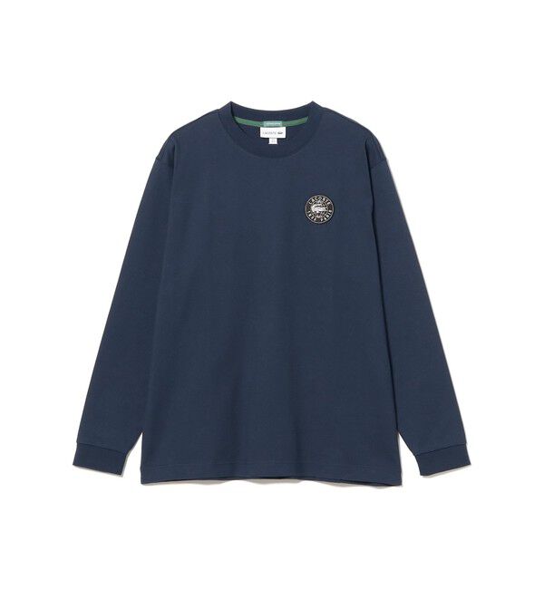 BEAMS「【別注】LACOSTE / バッジ ロングスリーブＴシャツ」|Tシャツ・カットソー|