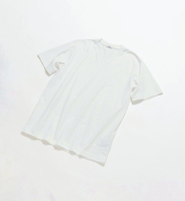 SHIPS「SHIPS: 抗菌・防臭 NANO-FINE（R） コットン Vネック Tシャツ」|Tシャツ・カットソー|
