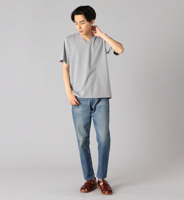 SHIPS「SHIPS: 抗菌・防臭 NANO-FINE（R） コットン Vネック Tシャツ」|Tシャツ・カットソー|