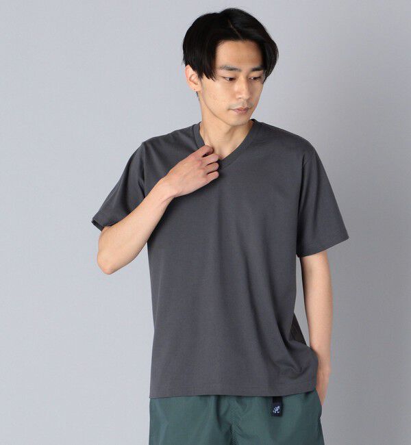 SHIPS「SHIPS: 抗菌・防臭 NANO-FINE（R） コットン Vネック Tシャツ」|Tシャツ・カットソー|