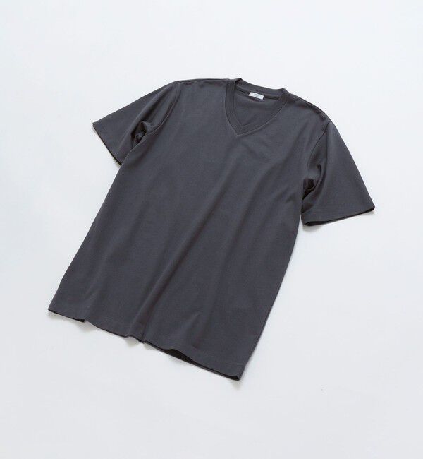 SHIPS「SHIPS: 抗菌・防臭 NANO-FINE（R） コットン Vネック Tシャツ」|Tシャツ・カットソー|