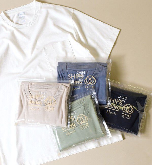 SHIPS「SC: BRING Material&times;オーガニックコットン クルーネック Tシャツ」|その他|
