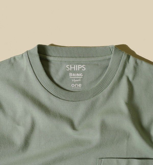 SHIPS「SC: BRING Material&times;オーガニックコットン クルーネック Tシャツ」|その他|