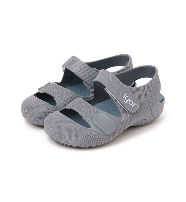 SHIPS KIDS「【WEB限定】igor:12～16cm / BONDI SANDAL SOLID」|サンダル|ネイビー