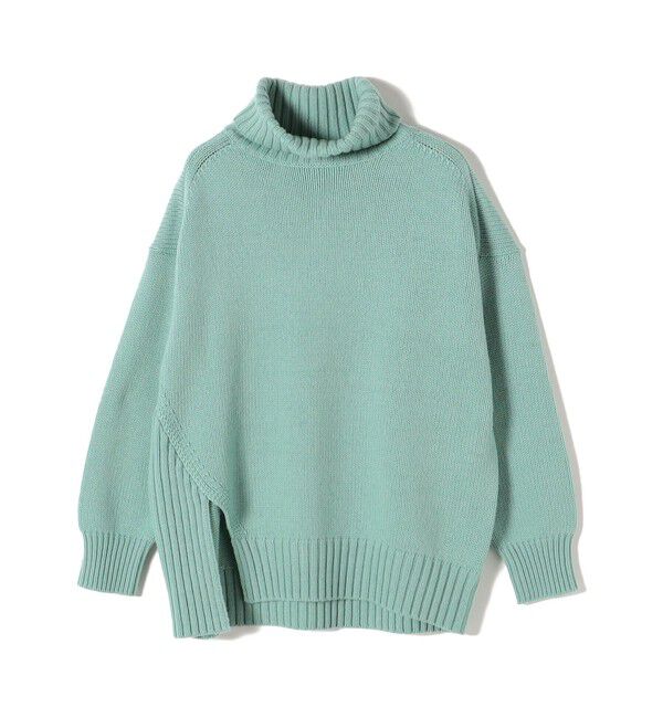 SHIPS for women「〈手洗い可能〉サイド スリット タートル プルオーバー」|ニット・セーター|