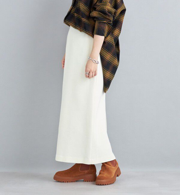 SHIPS for women「〈手洗い可能〉ヘビーミラノリブタイトスカート」|タイト|