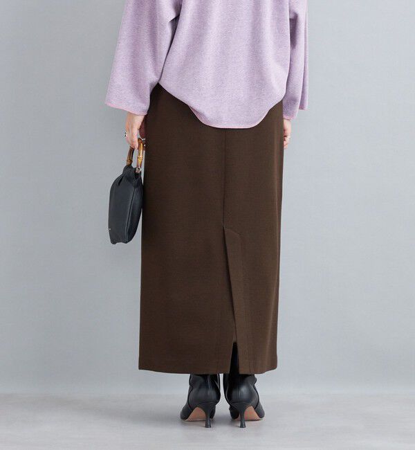 SHIPS for women「〈手洗い可能〉ヘビーミラノリブタイトスカート」|タイト|