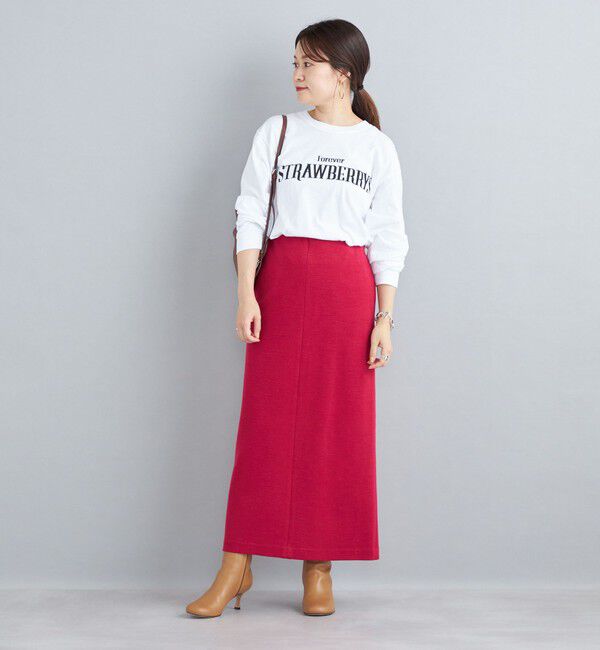 SHIPS for women「〈手洗い可能〉ヘビーミラノリブタイトスカート」|タイト|