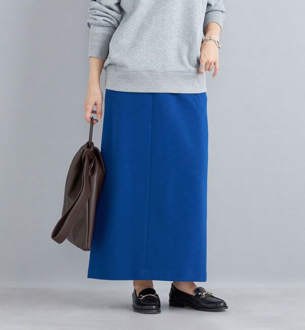 SHIPS for women「〈手洗い可能〉ヘビーミラノリブタイトスカート」|タイト|