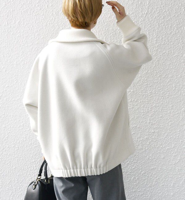 SHIPS any「【WEB限定】SHIPS any: 2WAY ジップ ブルゾン」|ブルゾン・スタジャン|