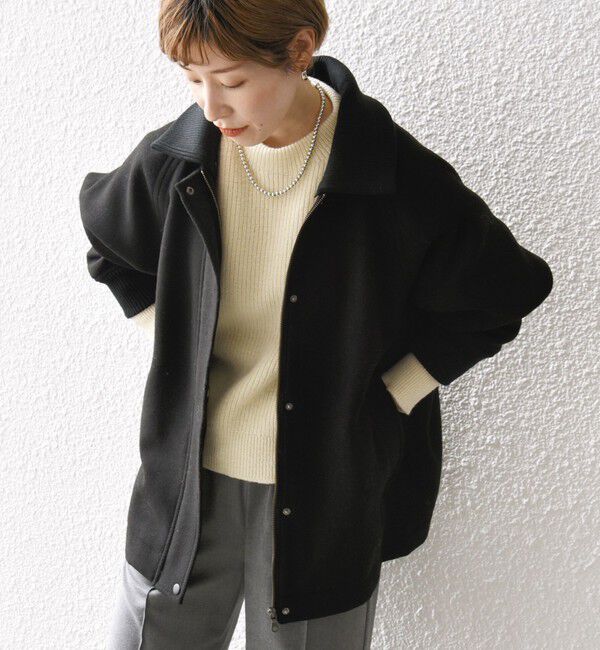 SHIPS any「【WEB限定】SHIPS any: 2WAY ジップ ブルゾン」|ブルゾン・スタジャン|