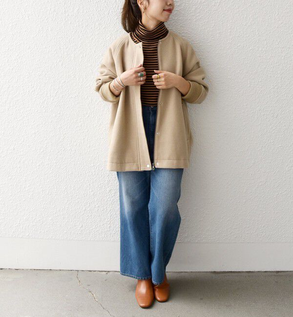 SHIPS any「【WEB限定】SHIPS any: 2WAY ジップ ブルゾン」|ブルゾン・スタジャン|