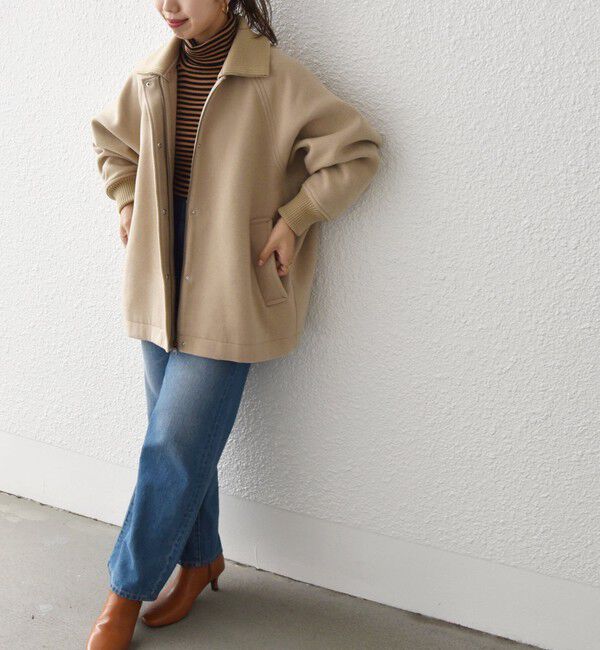 SHIPS any「【WEB限定】SHIPS any: 2WAY ジップ ブルゾン」|ブルゾン・スタジャン|