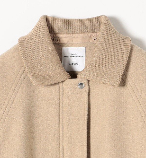 SHIPS any「【WEB限定】SHIPS any: 2WAY ジップ ブルゾン」|ブルゾン・スタジャン|