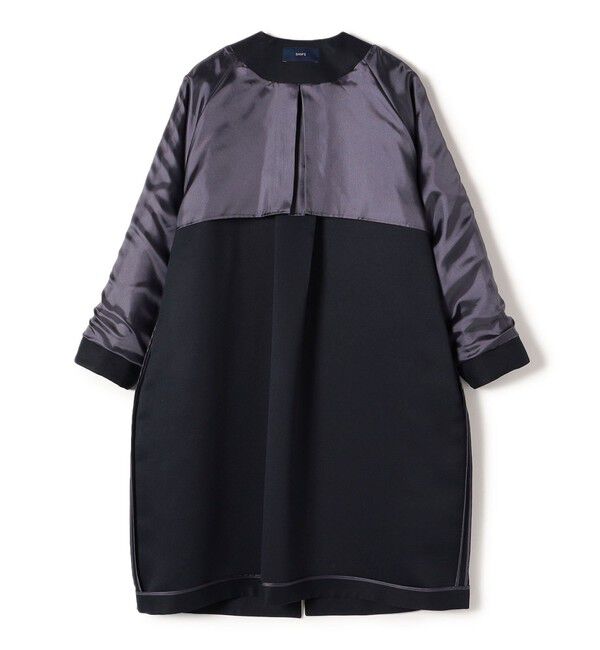 SHIPS for women「トリプルクロス ノーカラー コート◇」|ノーカラーコート|