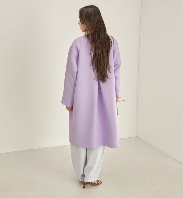 SHIPS for women「トリプルクロス ノーカラー コート◇」|ノーカラーコート|