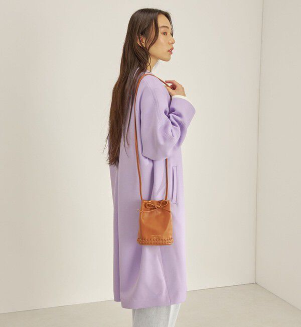 SHIPS for women「トリプルクロス ノーカラー コート◇」|ノーカラーコート|