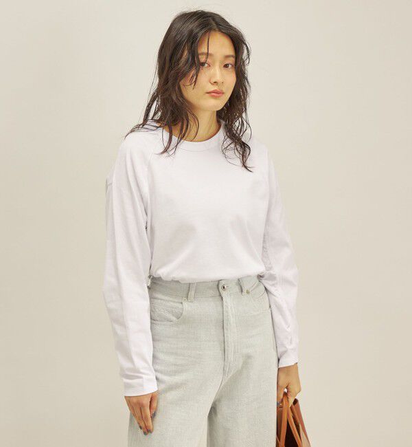 SHIPS for women「ギャザー スリーブ ラグラン TEE◇」|Tシャツ・カットソー|