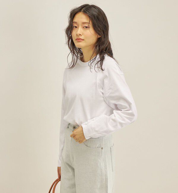 SHIPS for women「ギャザー スリーブ ラグラン TEE◇」|Tシャツ・カットソー|