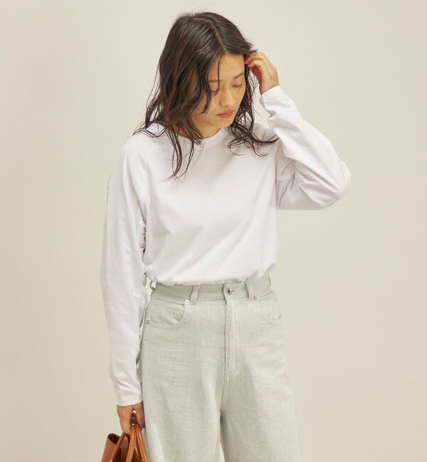 SHIPS for women「ギャザー スリーブ ラグラン TEE◇」|Tシャツ・カットソー|