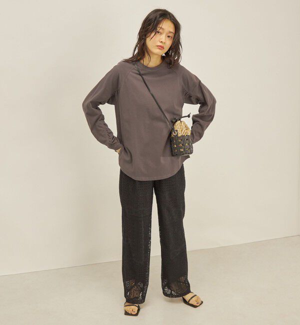 SHIPS for women「ギャザー スリーブ ラグラン TEE◇」|Tシャツ・カットソー|