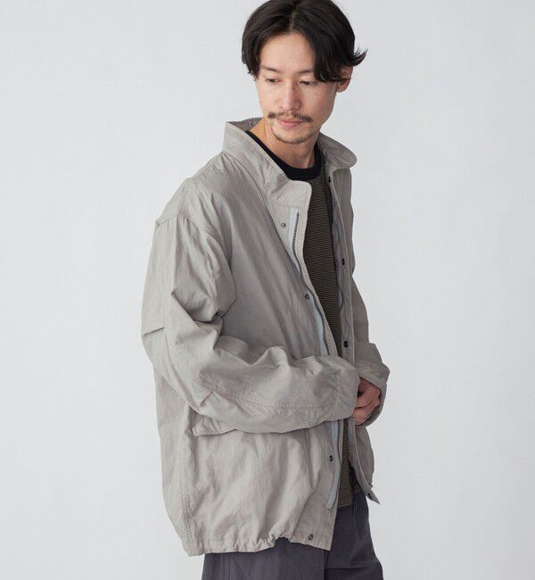 SHIPS「SHIPS: M-65 ミリタリー キルトステッチ ショート モッズブルゾン」|ブルゾン・スタジャン|