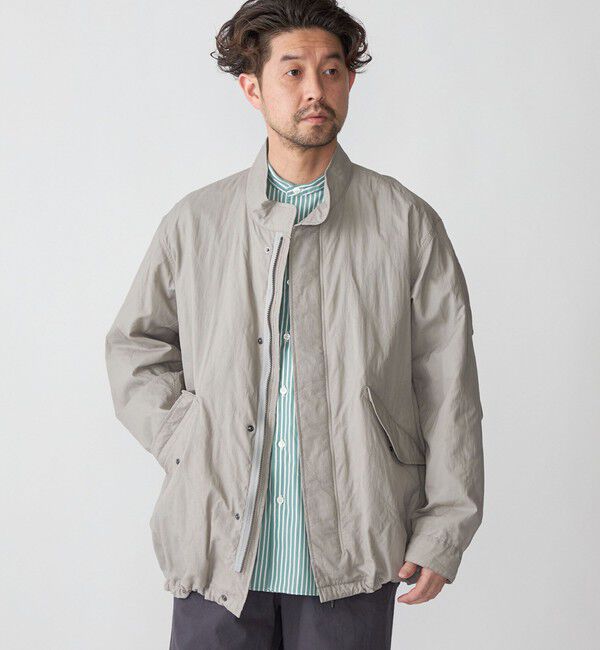 SHIPS「SHIPS: M-65 ミリタリー キルトステッチ ショート モッズブルゾン」|ブルゾン・スタジャン|