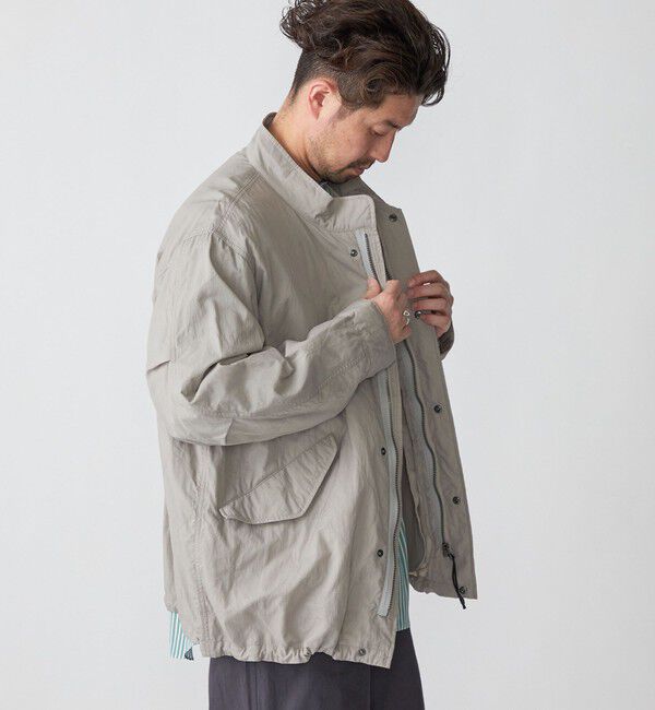 SHIPS「SHIPS: M-65 ミリタリー キルトステッチ ショート モッズブルゾン」|ブルゾン・スタジャン|