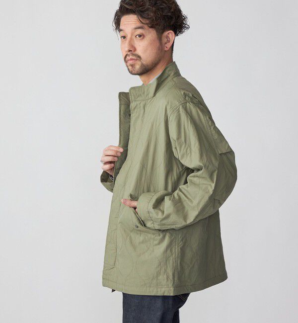 SHIPS「SHIPS: M-65 ミリタリー キルトステッチ ショート モッズブルゾン」|ブルゾン・スタジャン|