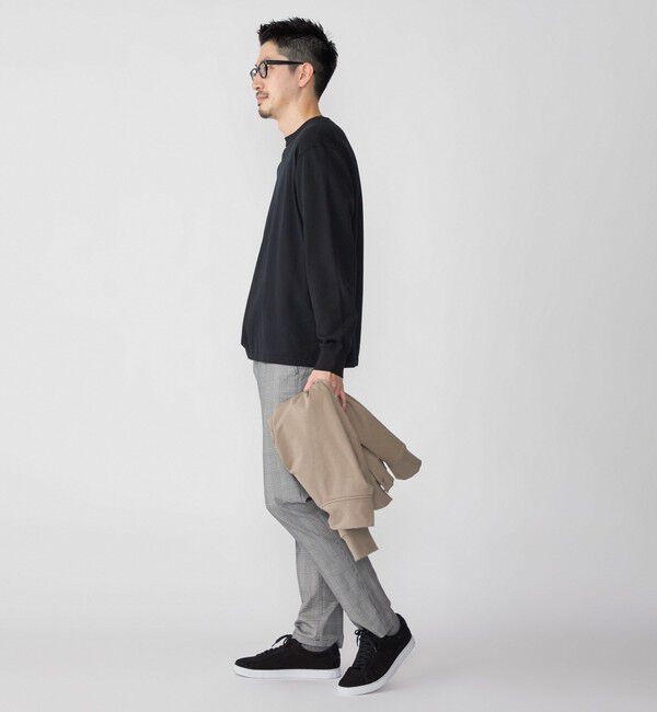 SHIPS「SHIPS:〈洗濯機可能〉TEXBRID(R) クルーネック リネン ニット」|ニット・セーター|