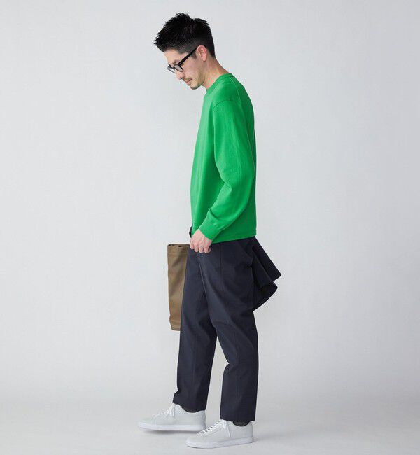 SHIPS「SHIPS:〈洗濯機可能〉TEXBRID(R) クルーネック リネン ニット」|ニット・セーター|