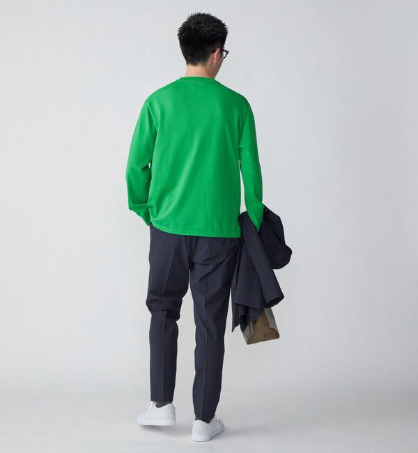 SHIPS「SHIPS:〈洗濯機可能〉TEXBRID(R) クルーネック リネン ニット」|ニット・セーター|