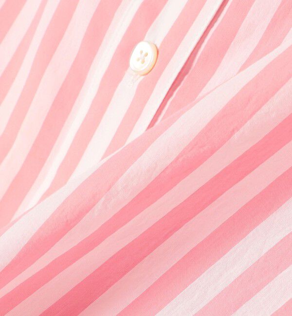 SHIPS for women「〈手洗い可能〉MANTECO カラー ストライプ ワンピース」|ワンピース|