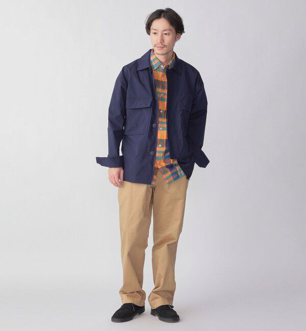 SHIPS「【SHIPS別注】+phenix:〈撥水〉ミリタリー/フィッシャーマンシャツ (セットアップ対応)」|ブルゾン・スタジャン|