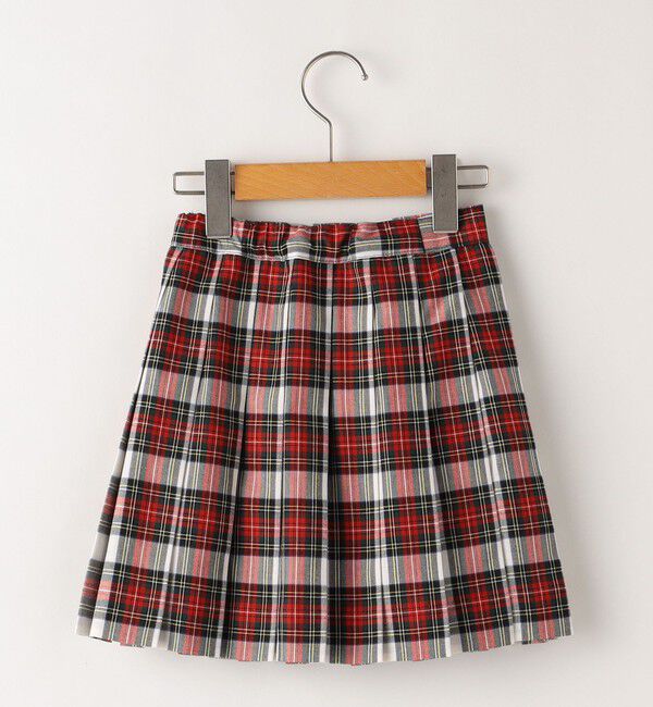 SHIPS KIDS「SHIPS KIDS:110～130cm / タータンチェック プリーツ スカート」|スカート|