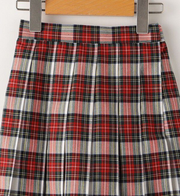SHIPS KIDS「SHIPS KIDS:110～130cm / タータンチェック プリーツ スカート」|スカート|