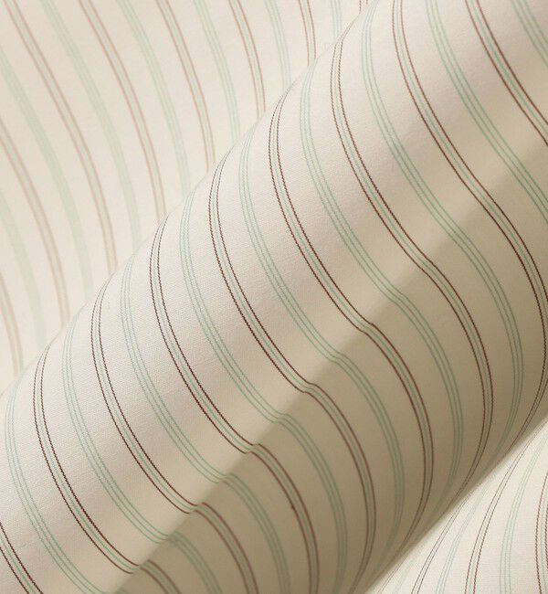 SHIPS for women「〈手洗い可能〉GIZA スーピマ 綿 切り替え バンドカラー ワンピース◇」|ワンピース|