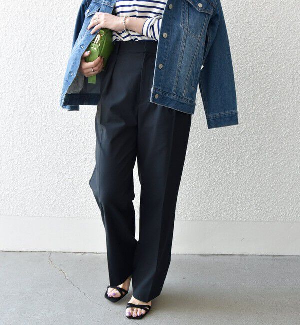 SHIPS any「SHIPS any:〈洗濯機可能〉ワイド ストレート マニッシュ パンツ」|その他|