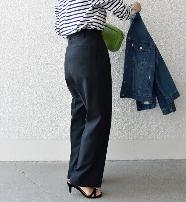 SHIPS any「SHIPS any:〈洗濯機可能〉ワイド ストレート マニッシュ パンツ」|その他|